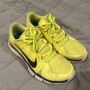Nike Free 5.0 neon yellow mens sneakers size 8